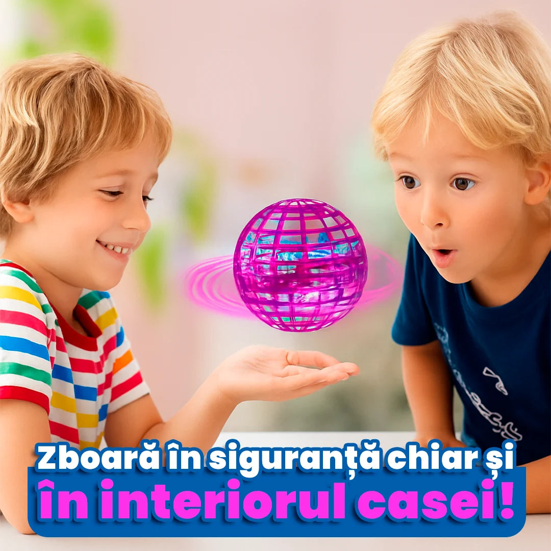 SpinNova – Jucăria Care Zboară, Se Învârte și Strălucește