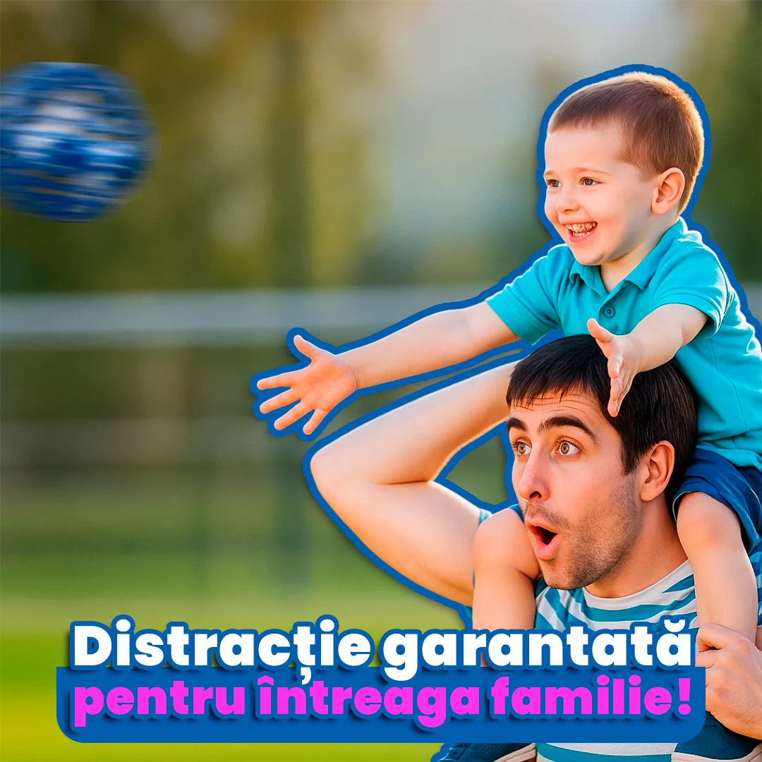 SpinNova – Jucăria Care Zboară, Se Învârte și Strălucește