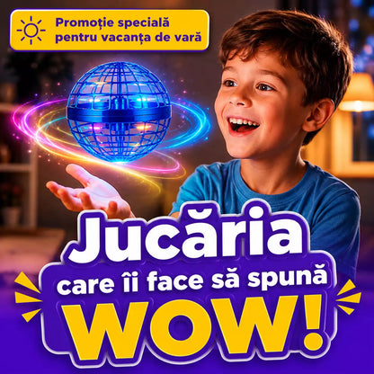Dronă Zburătoare cu LED — Joacă Inteligentă Fără Ecran