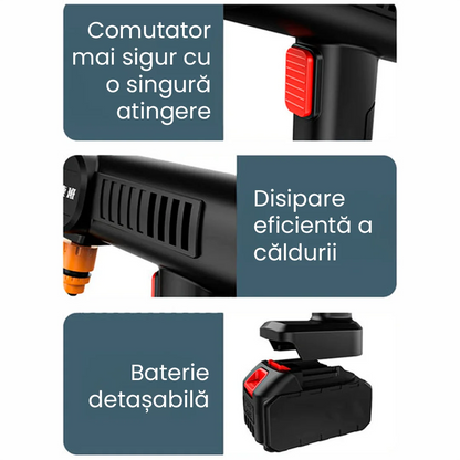 HidroJet - Spălător cu Presiune Portabil Pachet Complet + Geantă