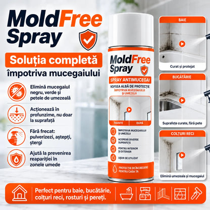 MoldFree Spray 400ml – Elimină Mucegaiul și Previne Reapariția pe Orice Suprafață
