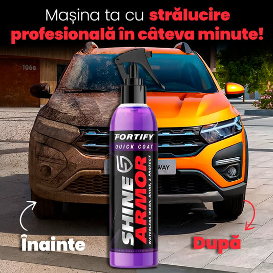 Spray Shine Max 235ml - Redă Strălucirea Mașinii Tale în Câteva Minute!