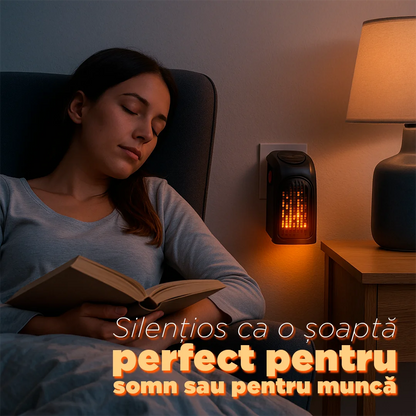 Încălzitor Portabil MiniTherm Pro 400W 110V – Silențios și Economic