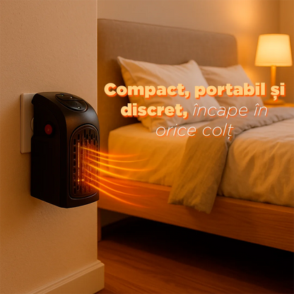 Încălzitor Portabil MiniTherm Pro 400W 110V – Silențios și Economic