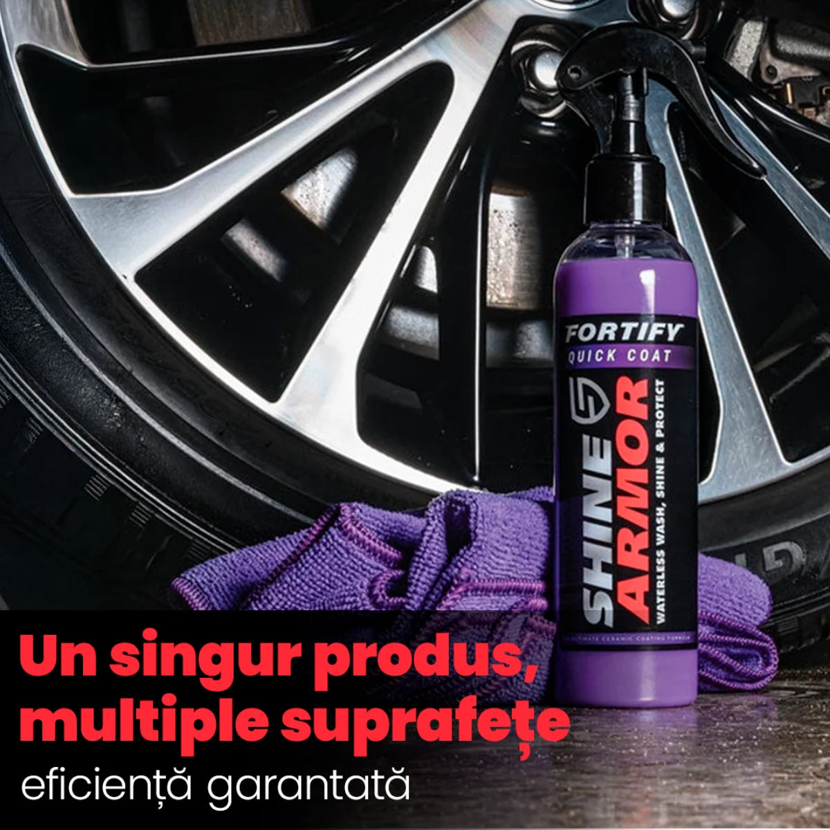 Spray Shine Max 235ml - Redă Strălucirea Mașinii Tale în Câteva Minute!