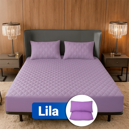 SoftRest - Protector de Saltea Premium cu Microfibră Respirabilă + 2 Fețe | Pentru Saltele Înalte Până la 40cm | Ofertă Specială