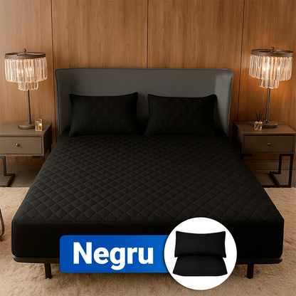 SoftRest - Protector de Saltea Premium cu Microfibră Respirabilă + 2 Fețe | Pentru Saltele Înalte Până la 40cm | Ofertă Specială