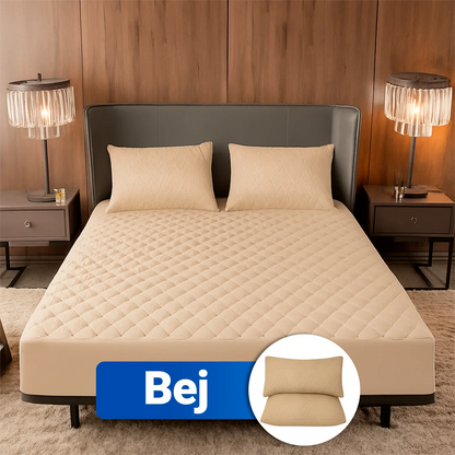 SoftRest - Protector de Saltea Premium cu Microfibră Respirabilă + 2 Fețe | Pentru Saltele Înalte Până la 40cm | Ofertă Specială