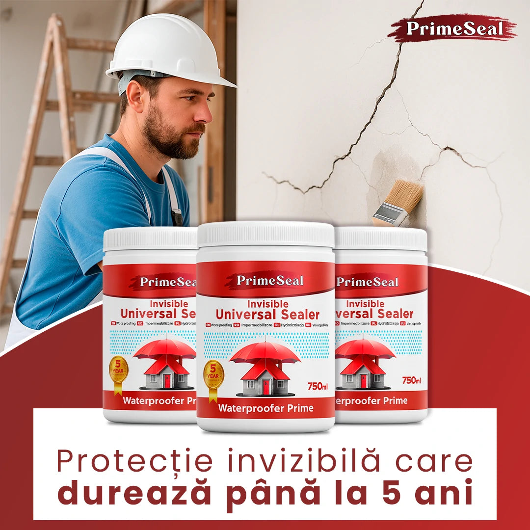 PrimeSeal – Tehnologie ecologică ce respinge apa și mucegaiul
