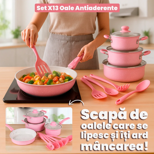 Set de Oale Antiaderente SafeCook – 13 Piese