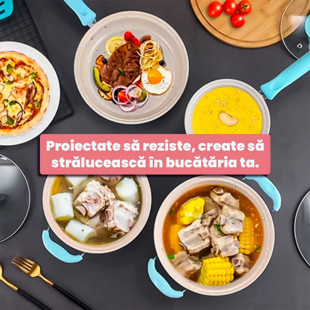 Set de Oale Antiaderente SafeCook – 13 Piese