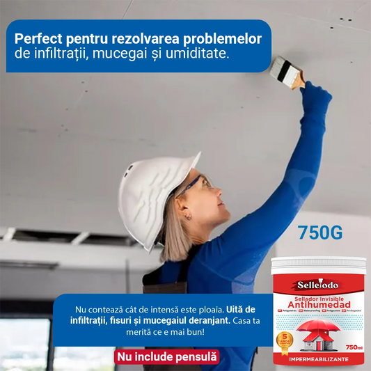 Etanșant Impermeabilizant EtanșeazăTot 750g – Soluție Rapidă Împotriva Infiltrațiilor și Crăpăturilor din Acoperișuri, Pereți și Altele