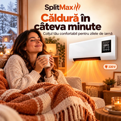 SplitMax | Aerotermă electrică portabilă cu telecomandă