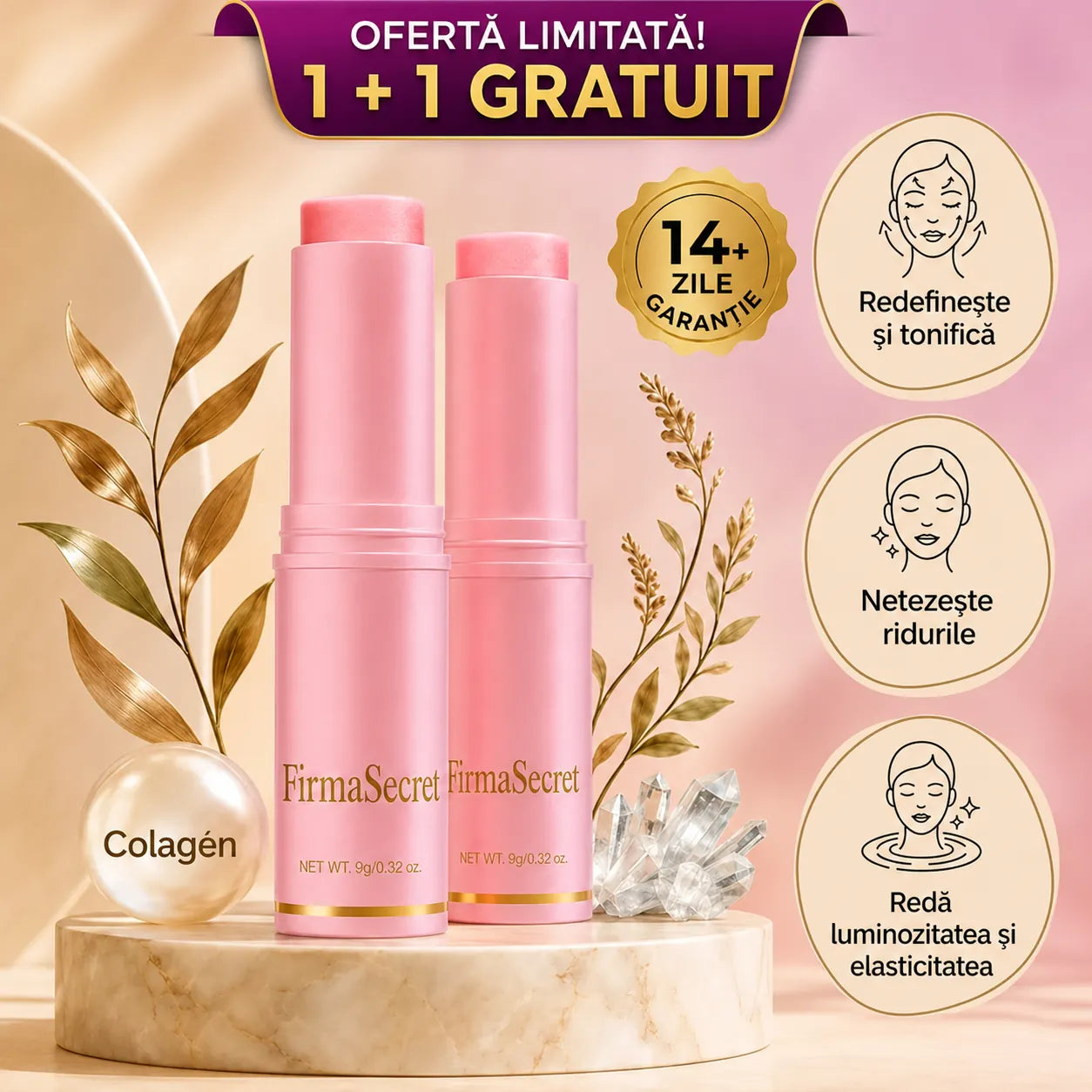 FirmaSecret: redă fermitatea și strălucirea pielii tale, în fiecare zi