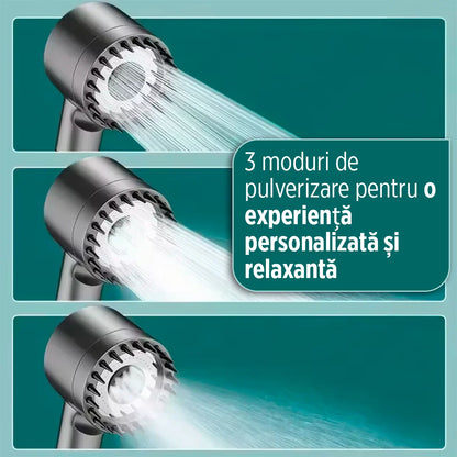 HidroSpa Max – Duș cu 10 Moduri, Presiune Mare și Filtru în 15 Etape pentru Apă Curată